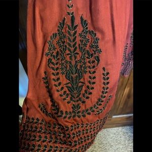 Gold Embroidered Zara Tunic/Dress